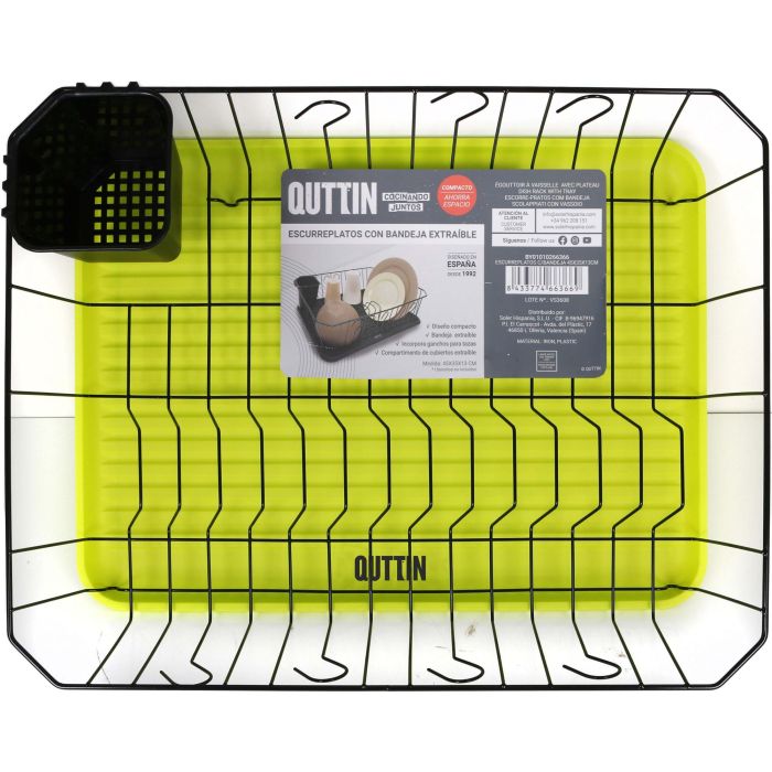 Escurreplatos con bandeja Privilege 45 x 35 x 13 cm (6 Unidades) 1 Escurreplatos con bandeja Privilege 45 x 35 x 13 cm (6 Unidades) 1