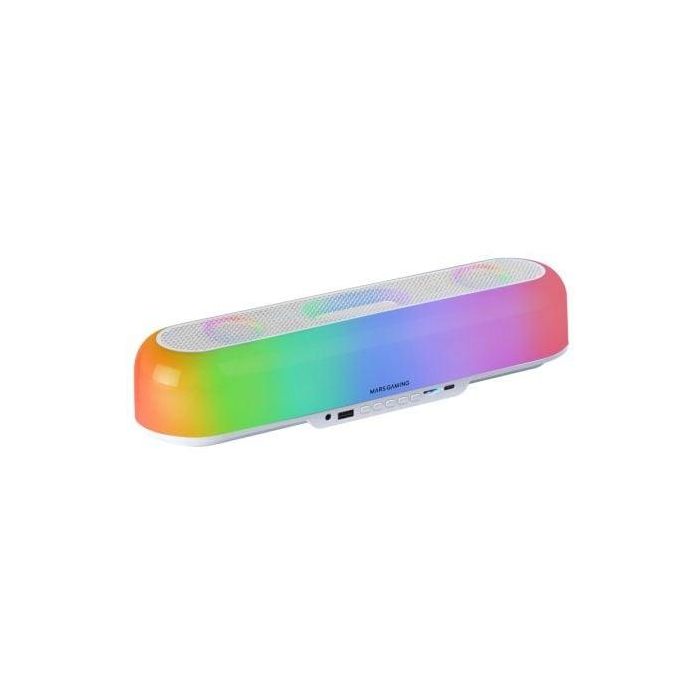Barra de Sonido con Bluetooth Mars Gaming MSB-ORB/ 20W/ 2.0/ Blanca 3 Barra de Sonido con Bluetooth Mars Gaming MSB-ORB/ 20W/ 2.0/ Blanca 3