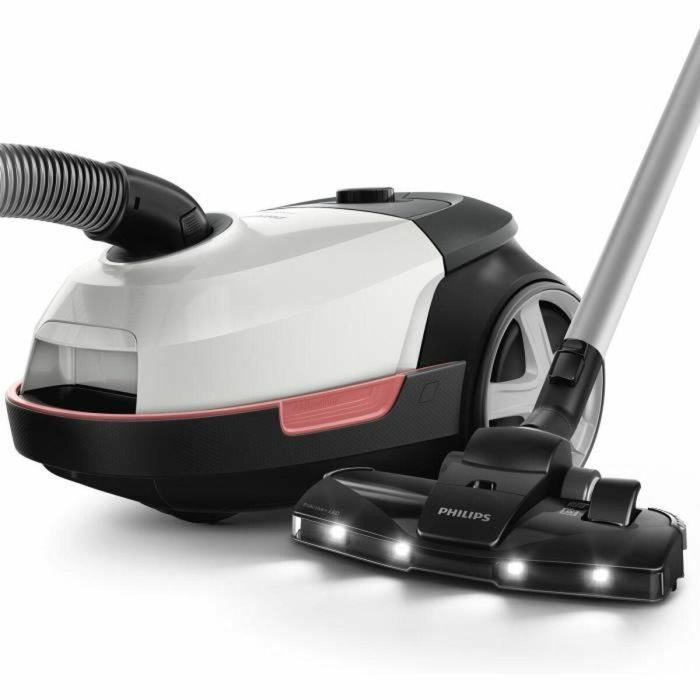 Philips XD6122/12 Aspirador cilíndrico con bolsa, 900 W, 4 L, Blanco polar 2 Philips XD6122/12 Aspirador cilíndrico con bolsa, 900 W, 4 L, Blanco polar 2