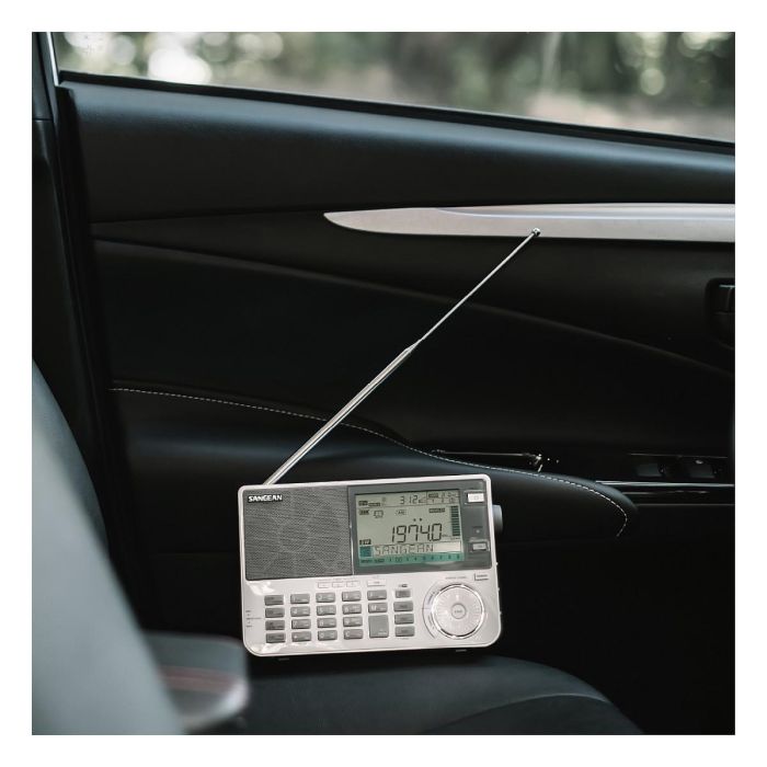 Sangean ATS-909X2 - Radio portátil digital AM/FM/LW/SO, pantalla LCD, color blanco Sangean ATS-909X2 - Radio portátil digital AM/FM/LW/SO, pantalla LCD, color blanco