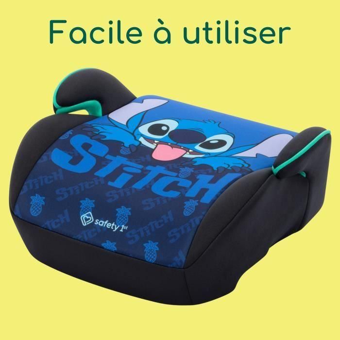 Safety 1st SF8712930023982 Asiento Elevador Auto Disney© Star Plus i-Safe Stitch Grupo 3 con Cinturón 6-12 Años (36 kg) 1