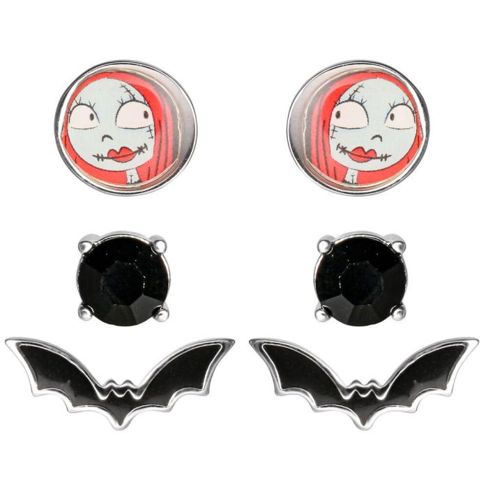 Set 3 Pares de pendientes Pesadilla Antes de Navidad Disney 0 Set 3 Pares de pendientes Pesadilla Antes de Navidad Disney 0