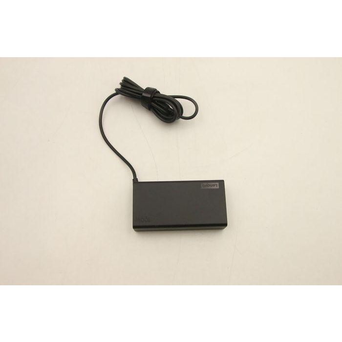 Lenovo 100W USB-C power adapter with adjustable voltage output (20V, 15V, 9V, 5V), 3-prong design, suitable for global use. 1 Lenovo 100W USB-C power adapter with adjustable voltage output (20V, 15V, 9V, 5V), 3-prong design, suitable for global use. 1