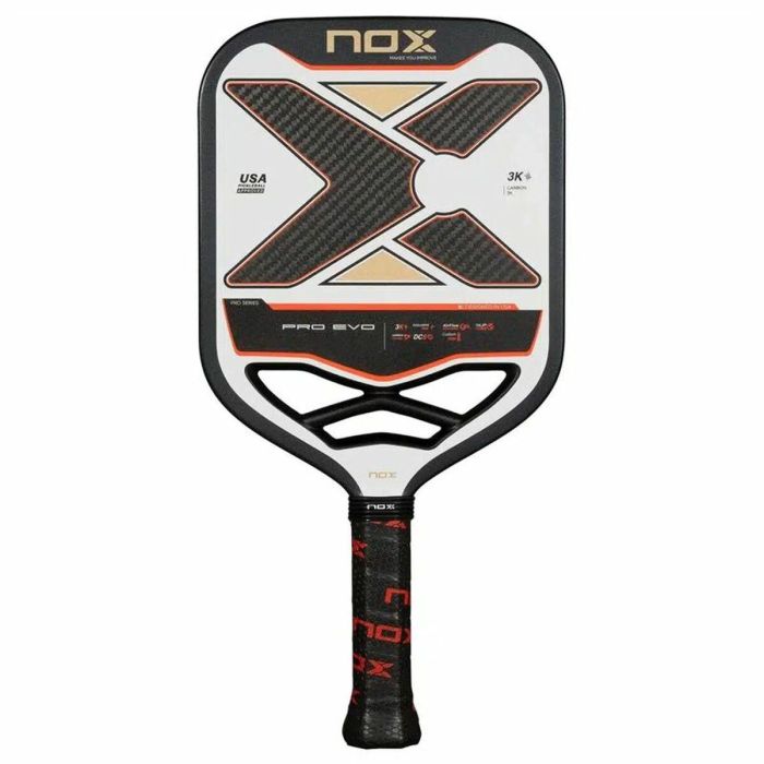 Pala de Pickleball Nox Nox Pro Evo Beige Fibra de carbono