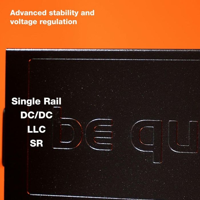 Be Quiet! PURE POWER 12 650W 80 PLUS Gold Fuente de Alimentación ATX 3.1 No Modular para PC 9 Be Quiet! PURE POWER 12 650W 80 PLUS Gold Fuente de Alimentación ATX 3.1 No Modular para PC 9