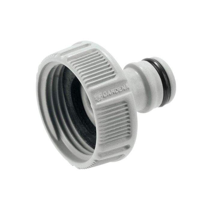 Gardena Adaptador macho 1" para grifo, tratamiento anti uv y anti algas, protección contra heladas