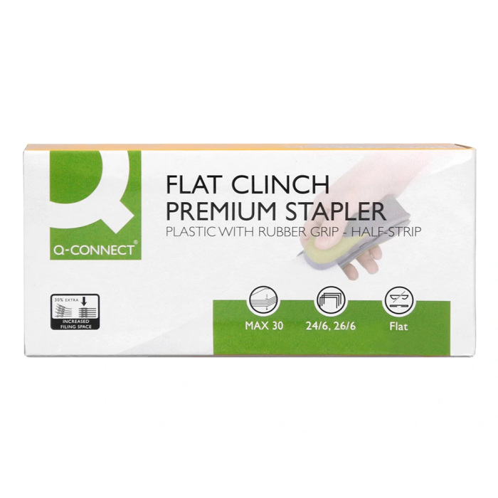 Q-connect Grapadora kf00992 Plástico Capacidad 30 Hojas Grapado Plano 6