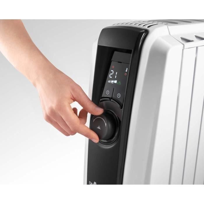 Radiador de aceite DELONGHI Dragon4 Pro - 2000W - Tecnología Real Energy - Función ECO - Termostato ambiente y de seguridad 4 Radiador de aceite DELONGHI Dragon4 Pro - 2000W - Tecnología Real Energy - Función ECO - Termostato ambiente y de seguridad 4