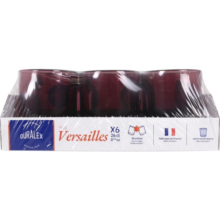 Duralex Mug Apilable 26Cl Morado Versailles Colección Saphir (72 Unidades) 1