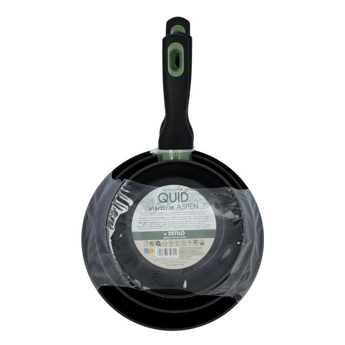 Set 3 Sartenes Aluminio Forjado Aspen Quid 18-22-26 cm 1