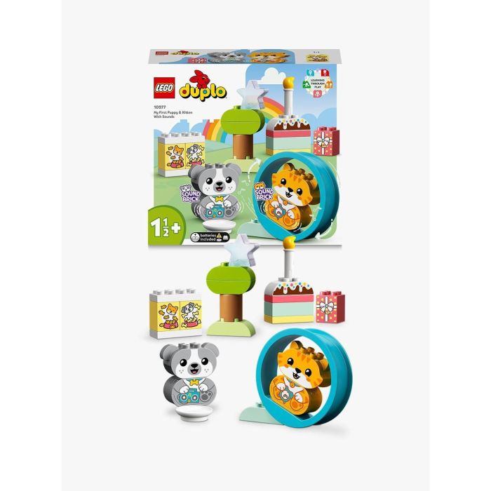 LEGO Mein erstes Hündchen & Kätzchen Juego de construcción 22 piezas 1.5 años 2