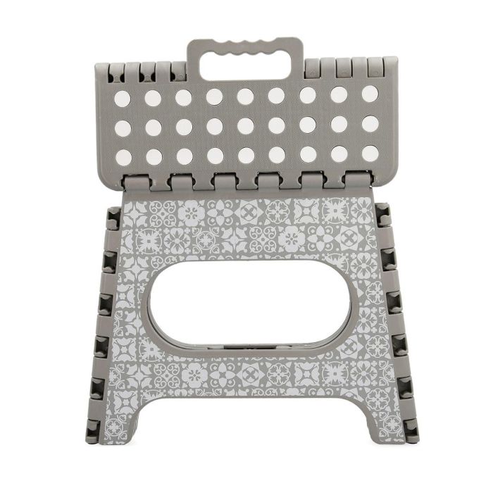 Quid Taburete Plegable Daily 29x22x27 cm Plástico Gris 1