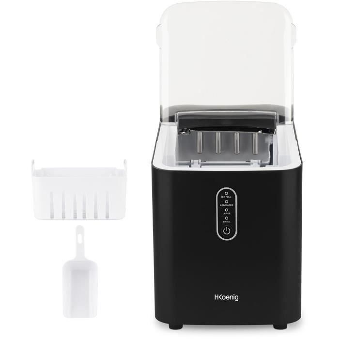 Máquina de hielo - HKoeNIG - KUB14 - 12 kg - 1L - 120 W - Negro 5 Máquina de hielo - HKoeNIG - KUB14 - 12 kg - 1L - 120 W - Negro 5