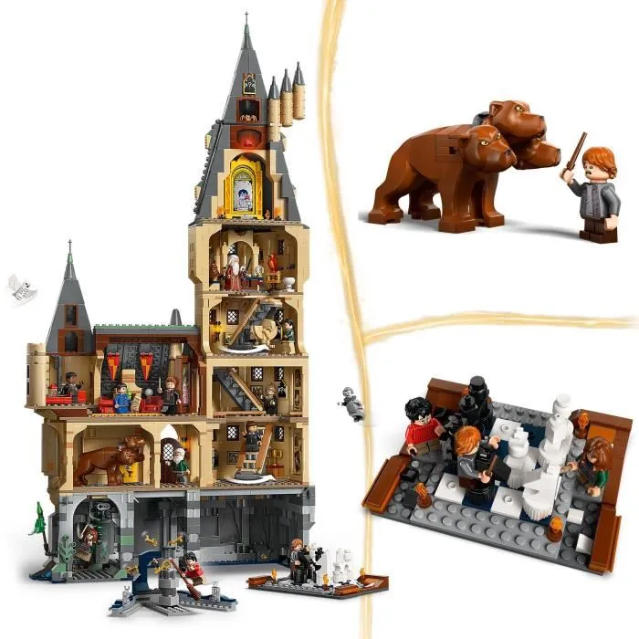 Lego Harry Potter 76454 Castillo de Hogwarts: La Torre Principal - Juego para niños a partir de 10 años 2