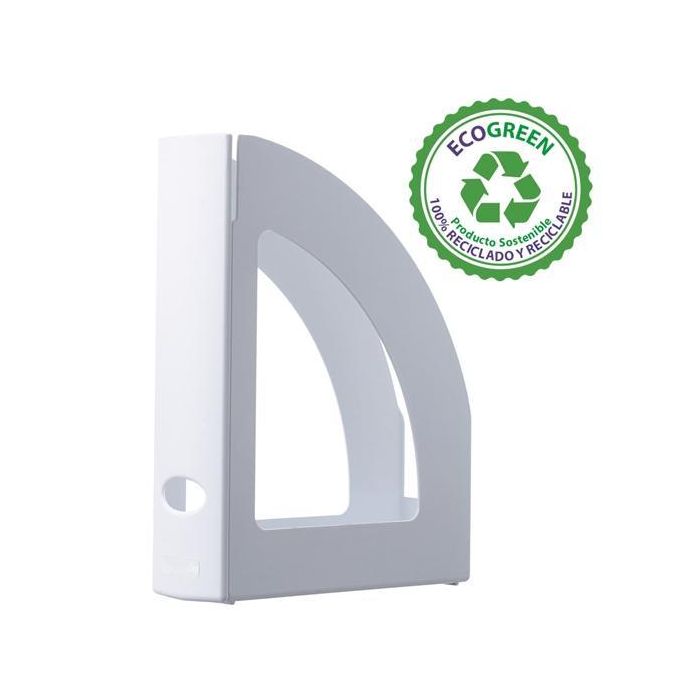 Archivo 2000 Cajetín Ecogreen Lomo Ollao 80 mm 250x80x320 mm Reciclado Blanco Pastel Archivo 2000 Cajetín Ecogreen Lomo Ollao 80 mm 250x80x320 mm Reciclado Blanco Pastel