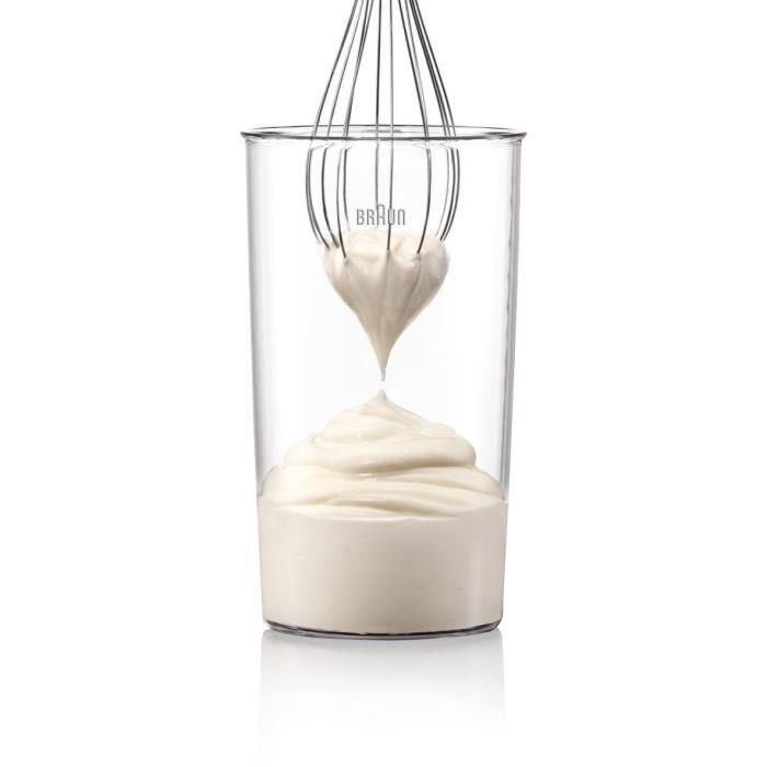 Batidora de mano BRAUN con picadora de tortillas - MQ3025WH - Blanco y Azul 3 Batidora de mano BRAUN con picadora de tortillas - MQ3025WH - Blanco y Azul 3