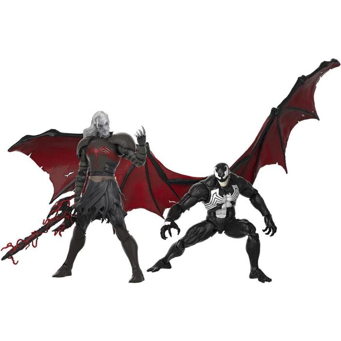 Blister 2 figuras Marvel Knull y Venom King in Black Marvel Legends 15cm 17