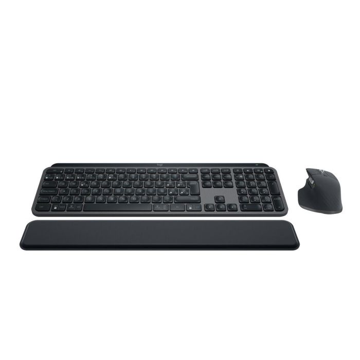 Teclado Logitech MX Keys S Combo Qwerty Español Negro Gris Grafito