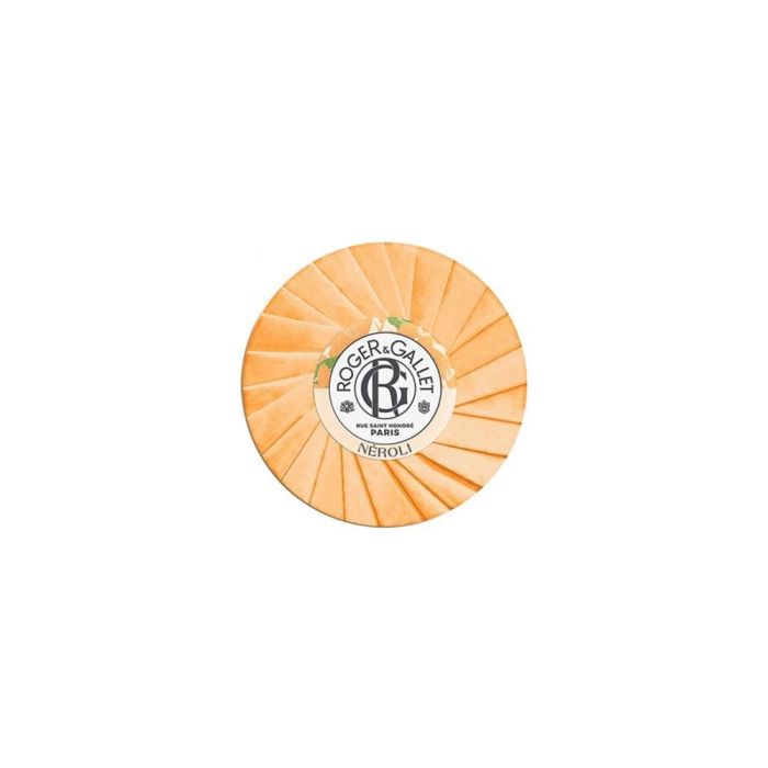 Roger & Gallet 4110a Jabón Perfumado NÉROLI Flor de Naranjo 100g. Exquisita Pastilla Artesanal para Piel Suave con Aroma Duradero.