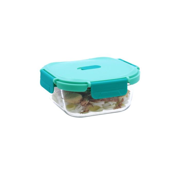 Recipiente Cuadrado Hermético Vidrio Move Box Luminarc 80 cL 1