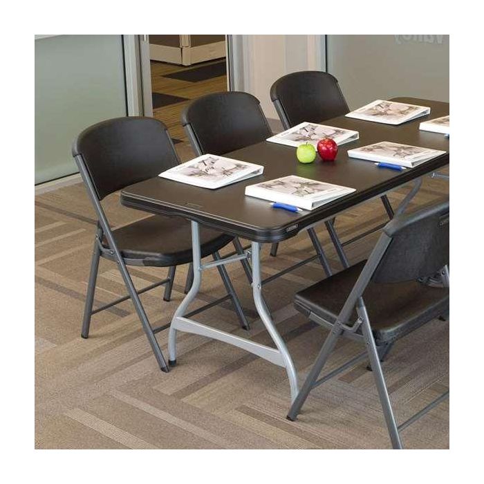 Mesa Plegable Lifetime 182 x 73,5 x 76 cm 6 personas Rectangular Acero Plástico 6 Mesa Plegable Lifetime 182 x 73,5 x 76 cm 6 personas Rectangular Acero Plástico 6