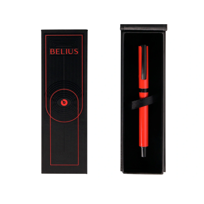 Belius Roller Turbo Rojo y Negro Tinta Negra Punta 0,7 mm Diseño Exclusivo Colección Carreras de Motor 3