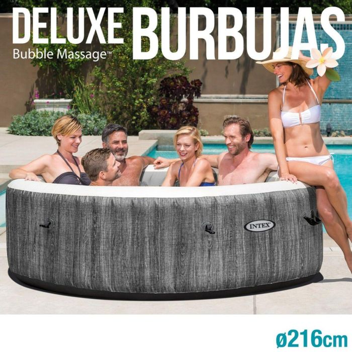 Spa Hinchable Intex Purespa Greywood Deluxe 28442EX 6 plazas 220-240 V 1741 l/h 1089 L 5 Spa Hinchable Intex Purespa Greywood Deluxe 28442EX 6 plazas 220-240 V 1741 l/h 1089 L 5