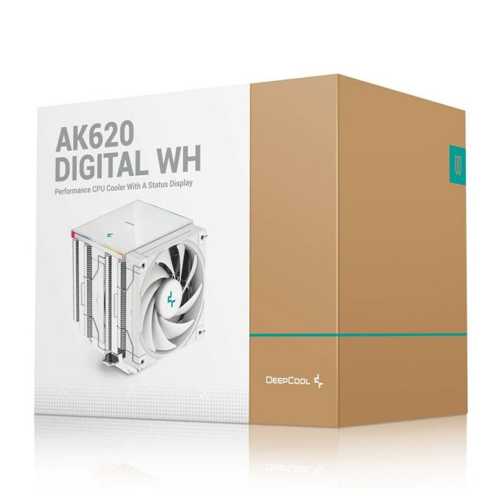 Ventilador de CPU DEEPCOOL R-AK620-WHADMN-G Ø 12 cm 1 Ventilador de CPU DEEPCOOL R-AK620-WHADMN-G Ø 12 cm 1