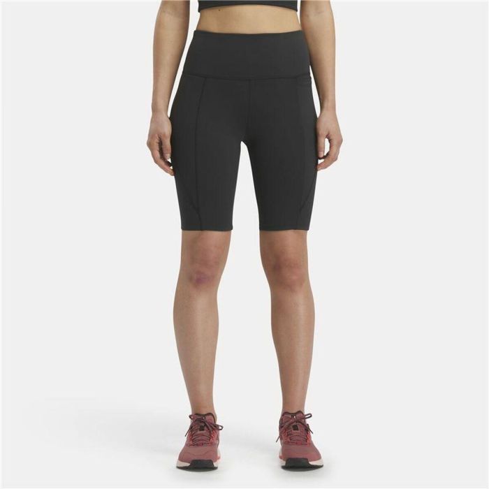 Mallas Deportivas de Mujer Reebok Identity Sl Fitted Short Negro 3 Mallas Deportivas de Mujer Reebok Identity Sl Fitted Short Negro 3