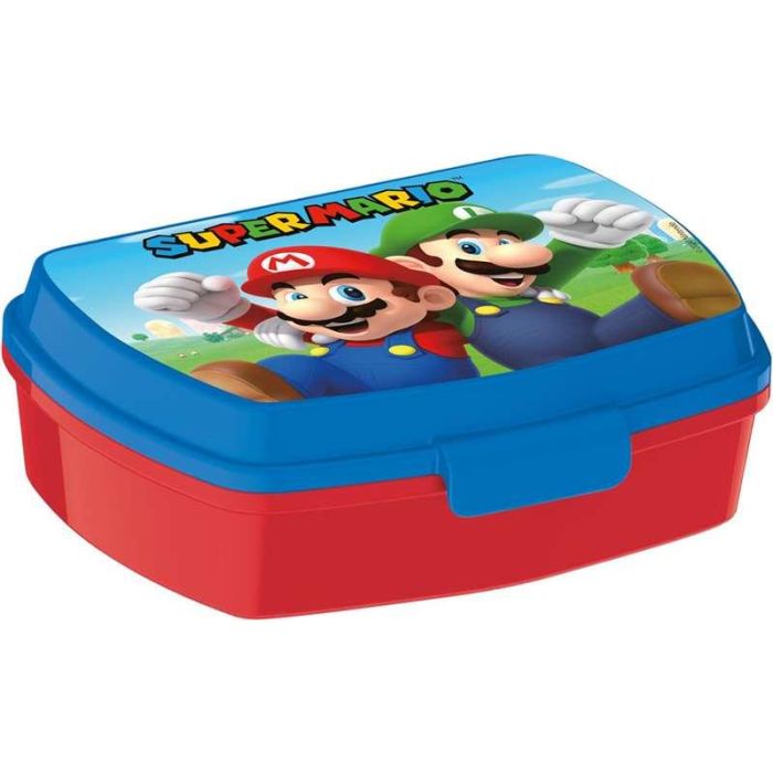 Sandwichera Escolar Safta Super Mario 170x133x56 mm 1 Sandwichera Escolar Safta Super Mario 170x133x56 mm 1