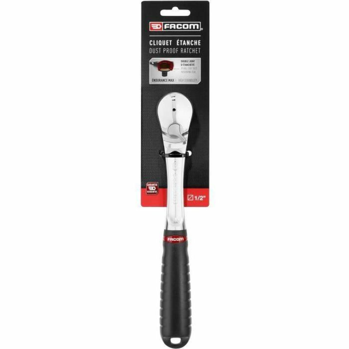 Facom Trinquete Reversible Impermeable 1/2", 72 Dientes, 5° Recuperación, Larga Vida y Mantenimiento Cero 5 Facom Trinquete Reversible Impermeable 1/2", 72 Dientes, 5° Recuperación, Larga Vida y Mantenimiento Cero 5