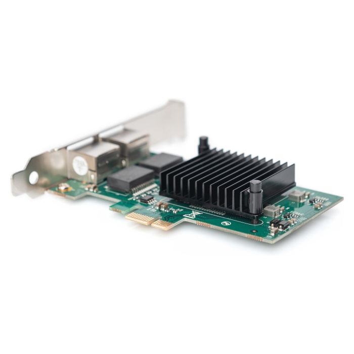 Digitus Tarjeta de Red 2-Port Gigabit Ethernet PCI Express Dual, Interna, Alámbrica, PCIe, 1000 Mbit/s 2