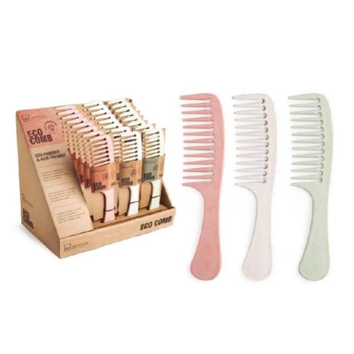 Idc Institute Eco Peine Desenredante Rápido y Suave para Cabello, con Tecnología Patentada, Minimiza Daño, Brillo Natural