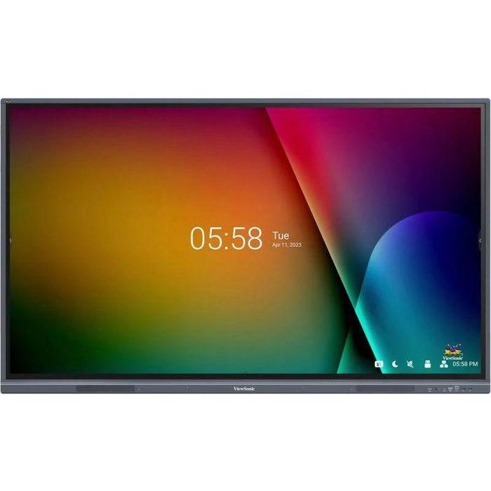 Viewsonic IFP6533-G Pizarra Digital Interactiva 65" 4K UHD, Pantalla Táctil Android, 8GB RAM, HDMI, USB-C, Altavoces, Negro Viewsonic IFP6533-G Pizarra Digital Interactiva 65" 4K UHD, Pantalla Táctil Android, 8GB RAM, HDMI, USB-C, Altavoces, Negro