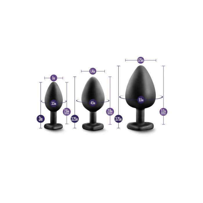Plug Anal Blush Luxe (by Blush) Negro 3 Plug Anal Blush Luxe (by Blush) Negro 3
