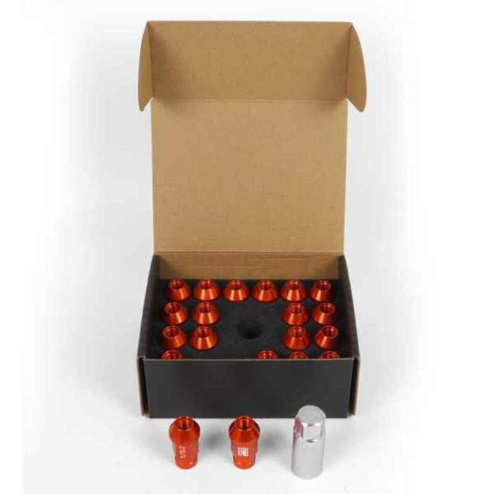 Set Tuercas OMP 7075 M12 x 1,25 40 mm 20 uds Rojo 3 Set Tuercas OMP 7075 M12 x 1,25 40 mm 20 uds Rojo 3