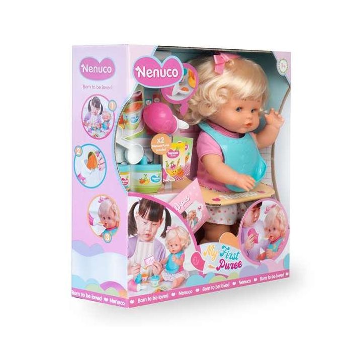Muñeco nenuco mi primera papilla 35 cm ¡ya puede comer su primera papilla! incluye muchos accesorios 11 Muñeco nenuco mi primera papilla 35 cm ¡ya puede comer su primera papilla! incluye muchos accesorios 11