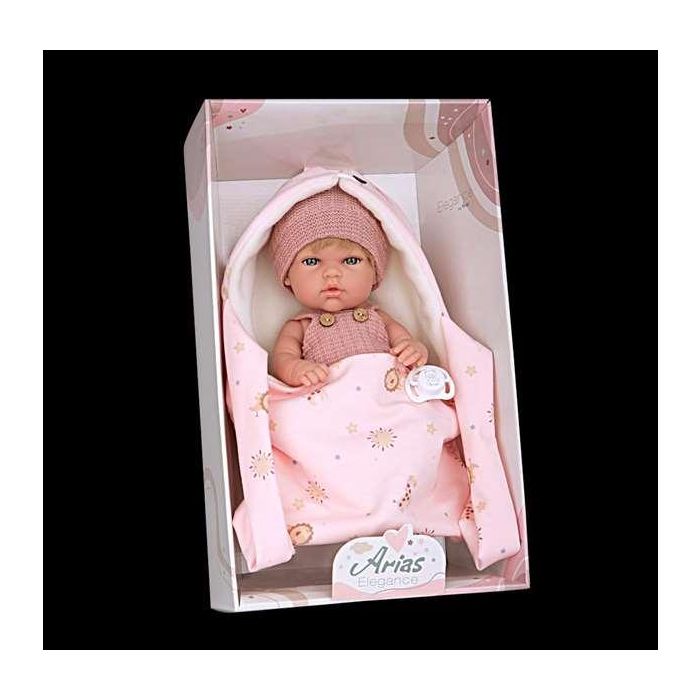 Muñeca elegance 30 cm natal rosa c/portabebe (cuerpo vinyl, sexo niña) 2