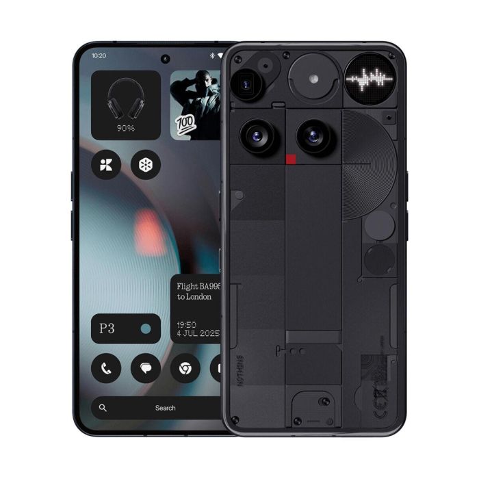 Smartphone Nothing Nothing Phone 3 5G 6,67" Octa Core 16 GB RAM 256 GB Negro Smartphone Nothing Nothing Phone 3 5G 6,67" Octa Core 16 GB RAM 256 GB Negro