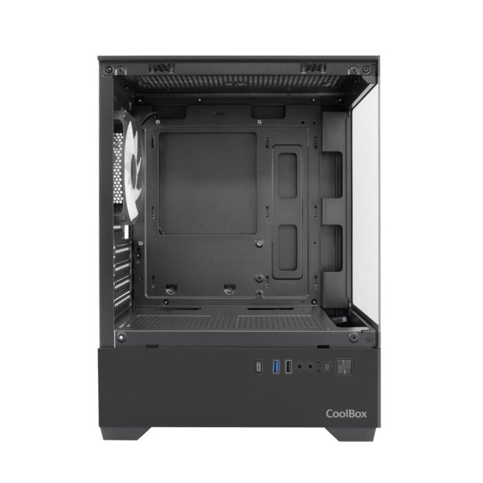 Coolbox Caja PC Gaming GM200 Vision Lite Compacta con Paneles Cristal Templado y ARGB 3