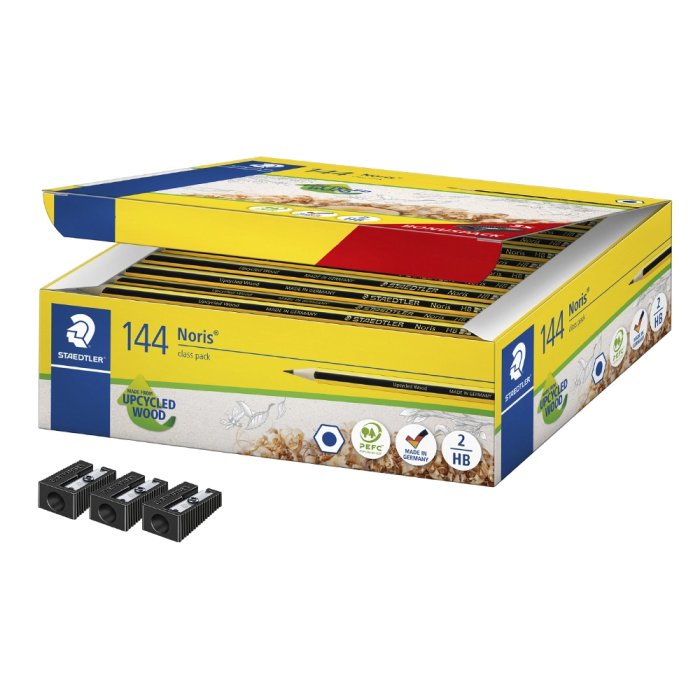Staedtler Lápiz Noris 120-2 HB Caja 144 Unidades 1