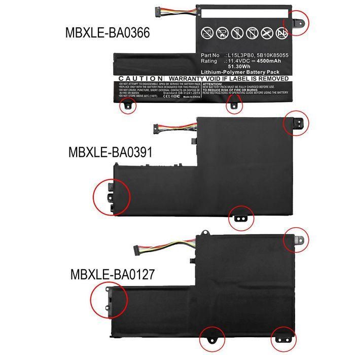 CoreParts Laptop Battery for Lenovo 51.3Wh Li-Pol 11.4V 4500mAh Black, 80SA0002US, Flex 4 1470, Flex 4 1480 1 CoreParts Laptop Battery for Lenovo 51.3Wh Li-Pol 11.4V 4500mAh Black, 80SA0002US, Flex 4 1470, Flex 4 1480 1