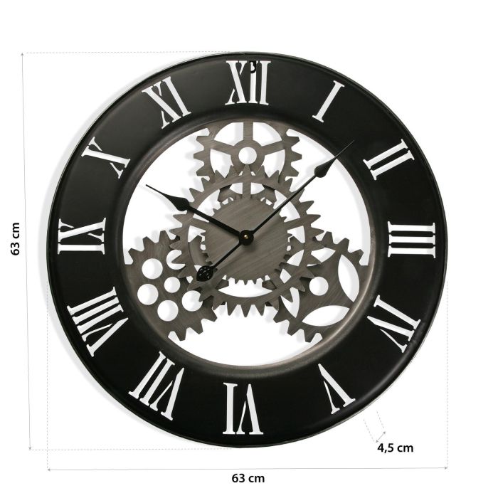 Reloj Pared Metal 63 Cm Versa 3 Reloj Pared Metal 63 Cm Versa 3