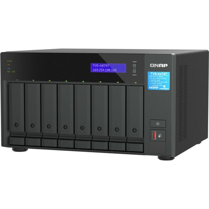 QNAP TVS-H874T-I7-32G servidor de almacenamiento NAS Torre Ethernet Negro