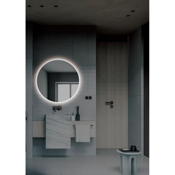 Espejo Iluminado Baño "Lisboa" Ø80Cm Blanco Frío Sensor Antivaho/On-Off [LIMEX-LISB002/80 4 Espejo Iluminado Baño "Lisboa" Ø80Cm Blanco Frío Sensor Antivaho/On-Off [LIMEX-LISB002/80 4