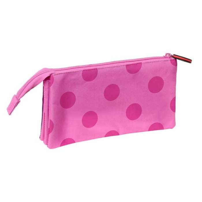 Portatodo Triple Lady Bug Fucsia (22 x 12 x 3 cm) 1