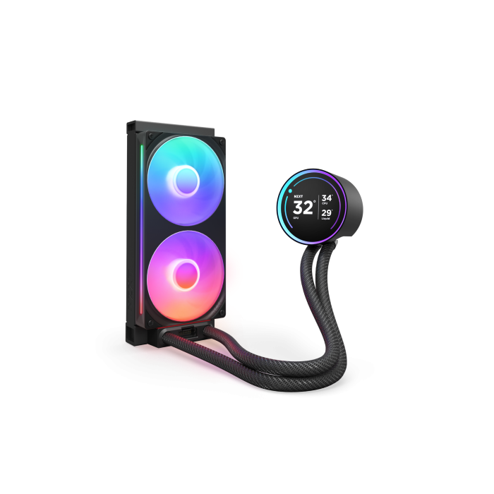 NZXT RL-KR24E-B2 Kraken Elite 240 RGB Sistema de Refrigeración Líquida Todo en Uno Negro 240mm Pantalla LCD para Procesador 1