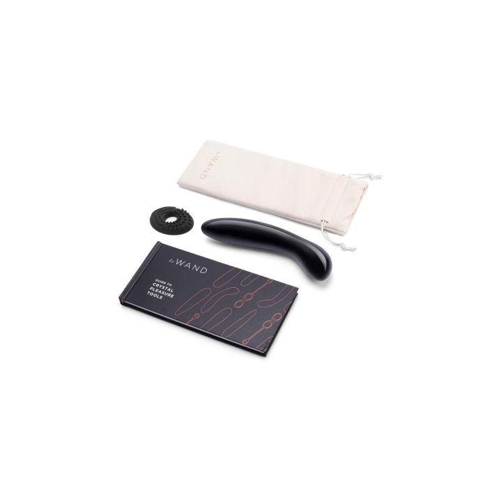 Vibrador Punto G Le Wand Crystal Negro 3 Vibrador Punto G Le Wand Crystal Negro 3