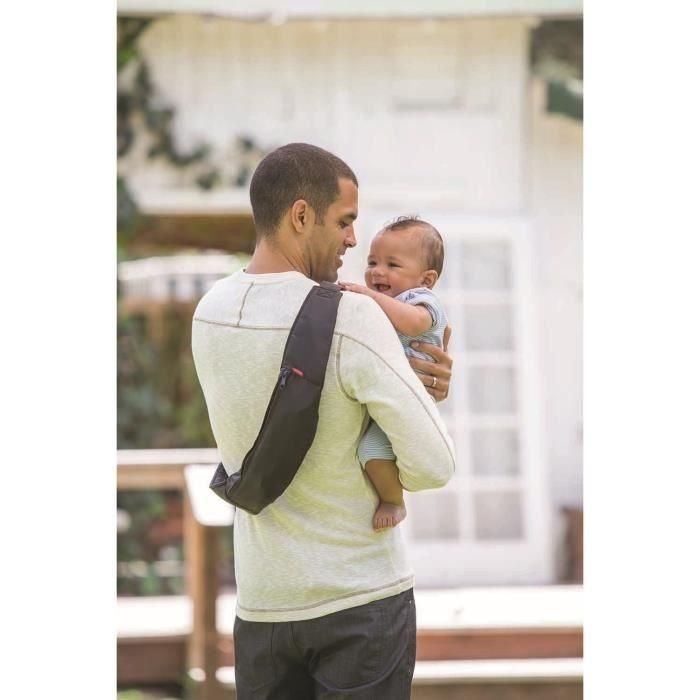 Infantino Portabebés de Viaje Ultra Compacto Plegable Riñonera con Cremallera Plátano - Tirantes Acolchados y Cinturón Ajustables, Lavable 5 Infantino Portabebés de Viaje Ultra Compacto Plegable Riñonera con Cremallera Plátano - Tirantes Acolchados y Cinturón Ajustables, Lavable 5