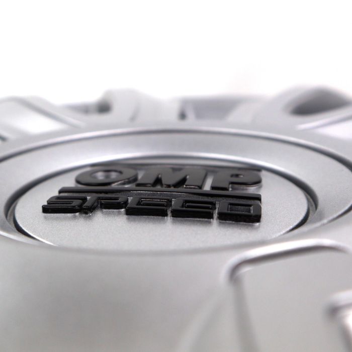 Omp OMPS07011602 Juego 4 Tapacubos Magnum 16 Pulgadas ABS Plata Resistente Antioxidante Instalación Fácil 2